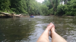 Ah!!! I was happy floating down this river but I only got to be happy because I worked to find this place.